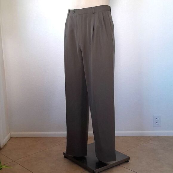 Pronto Uomo- Worsted Wool Trousers - Picture 9 of 16